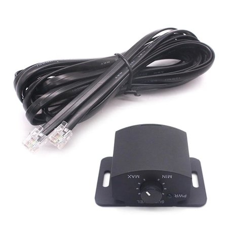 Forsterkerutskiftnings Bass Knott Kontroll Fjernkontroll 6Pin Subwoofer Fjernkontroll Volumjustering Kontroll Knott