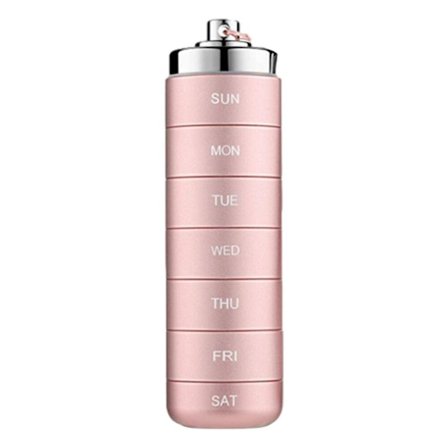 Aluminium Pillebeholder Pocket Pilleetui ROSE GULD