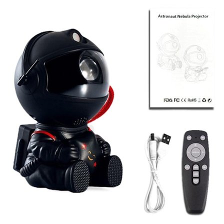 Astronaut Stjärnprojektor Projektorlampa SVART 1 1