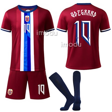 Nytt i butikken vår! 24-25 Norges landslag fotball hjemmedrakt barn/voksen, lagtrøye nr. 10 Ødegaard No.10 Ødegaard
