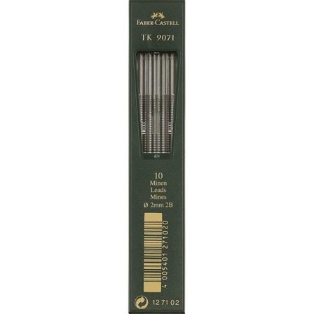 FABER-CASTELL Lead Refill Tk9071 2mm 2B 10-Stift