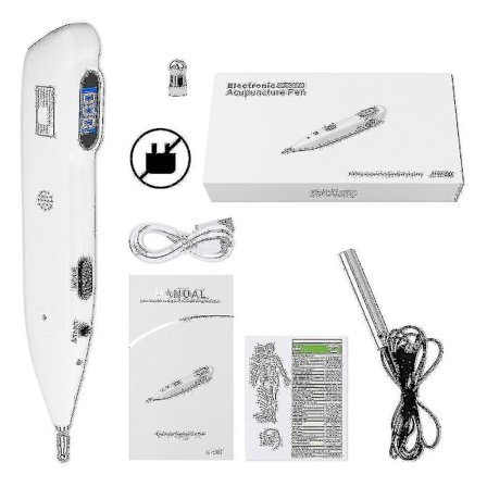 Elektronisk Meridian Pen Digital Display Laser Akupunktur Pen Elektro Akupunktur Punkt Muskelstimulator Massageapparat Sundhed