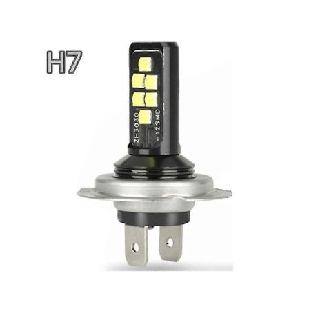 H7 Led-ajovalopolttimo korvaa Xenon Hi/low -polttimot 6000k Led