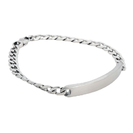 by BILLGREN Samuel Steel Bracelet Accessoarer Herr Silver 19 cm
