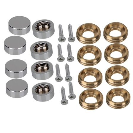 8 st 14mm Koppar Skruvar Reklam Bordsspegel Hatt Spikar Heminredning Beslag