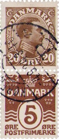 Danmark 1921 - Automatmærke AFA 13 - Stemplet