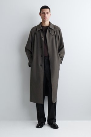 COS Homme T-Shirt Décontracté En Coton Léger in Marron