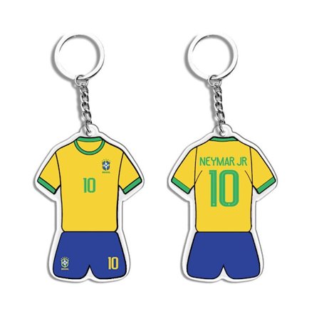 Europeiska cupen Neymar fans, fotbollssouvenirer, nyckelringar, hängen, sport små presenter