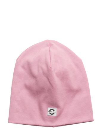 Cotton Hat - Solid Accessories Headwear Hats Beanies Vaaleanpunainen Mikk-Line
