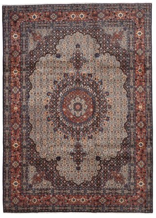 Tappeto Orientale Moud 244X342 Rosso/Rosso Scuro (Lana, Persia/Iran)
