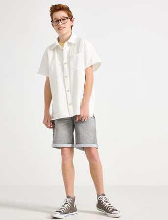 Lindex Shorts Denimjersey Staffan - Grey - 170