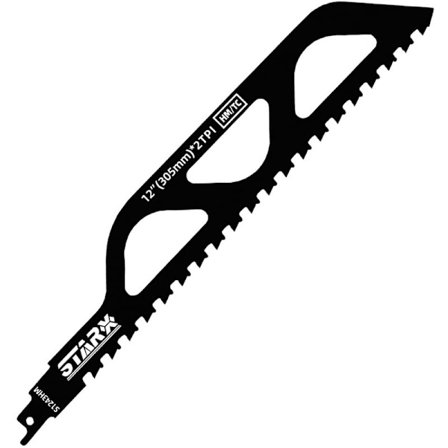 Gensidig savklinge i hårdmetal til skæring af porøs beton, fibercement, mursten 305mm/12inch