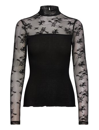 RM By Rosemunde | Rmwbalta Modal Ls T-Neck Full Lace | M