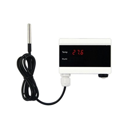 WiFi Temperatursensor Tuya Termometer Detektor Digital Display Hjem Smart Life App Alarm Fryser Vann Alarm EU Plugg