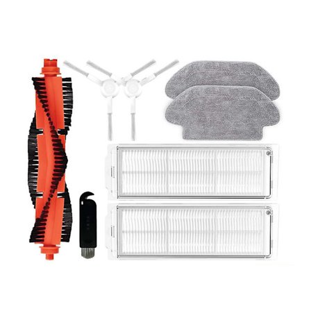 Huvudborste, Sidoborste, HEPA-filter och Mopp för Mop 2s / Mop P / Xmstjqr2s / Stytj02ym Robotdammsugare