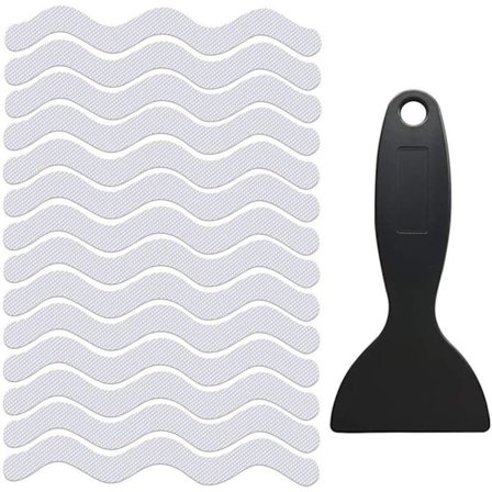 48 st Anti-halk klistermärken, halkfria klistermärken för badkar