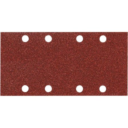 Bosch 2609256A96 Slipepapir 8-hullet 93x230 mm K80 10-pakn., Maskintilbehør & forbruk