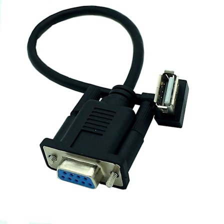 Rs232 Db9 9-nastainen naaras USB 2.0 A uros Plc-sarjakaapelisovitinmuunnin 8" tuumaa 25 cm Ft