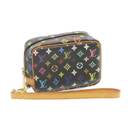 Louis Vuitton Vintage, Pre-Owned Trousse Wapty Zwart, Dames, Maat:ONE Size