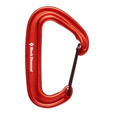 Black Diamond MiniWire Carabiner Mountaineering equipment Red OneSize