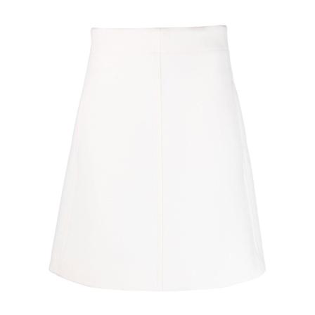 Chloé - Midikjolar - Vit - Dam - Storlek: S, Dam, Storlek: S