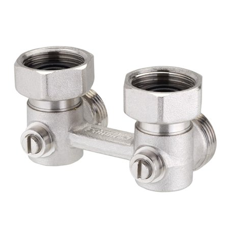 Purmo FDIF60040ABX00SE0 Avstängningsventil C/C 40, vinkel, Värme