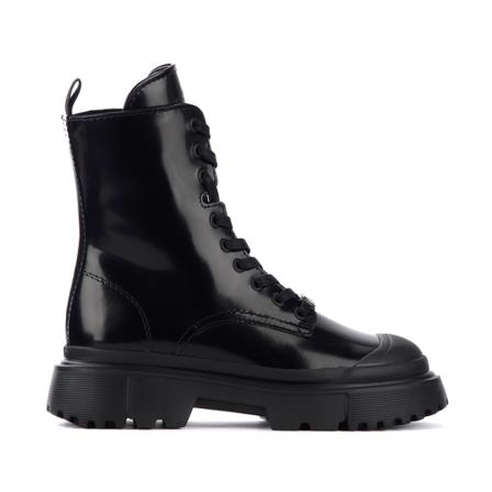Hogan Lace-up Laarzen , Zwart , Dames , Maat: 36 EU Laarzen