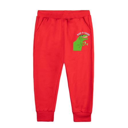 Barn Med Fickor Elastisk Midja Träningsbyxor Animal Print Bottoms