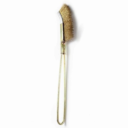 Stainless Steel Brush with Handle, Detachable Design for Easy Storage, Ideal for Kitchen and Workshop