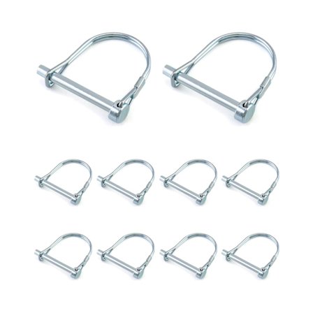 D-formet låsestift, galvaniseret kulstofstål sikkerhedsstift til ,ZQKLA