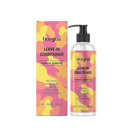 Närande Keratin Leave-In Conditioner för Glänsande, Friskt Hår | Djup, Frizz-kontroll