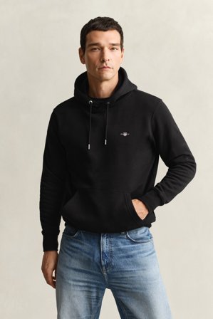 GANT Herren Hoodie (XL) Schwarz