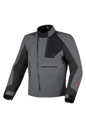 Motorradjacke Macna Corvit Grau/Schwarz S