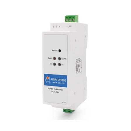 Dr302 Din Skinne Seriel Rs485 Til Ethernet Ip Server Modul Ethernet Konverter Modbus Rtu Til Modbus U