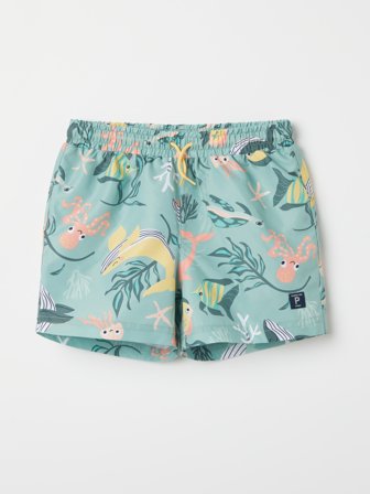 Uimashortsit Polarn O. Pyret 74|80 lastenvaatteet green
