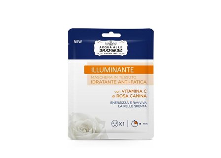 Acqua Alle Rose Maschera In Tessuto Illuminante Idratante