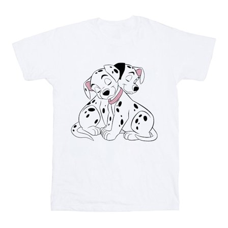 Disney Girls 101 Dalmatiner Puppy Love Bomull T-shirt 5-6 år