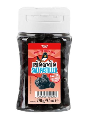 Pingvin salted liquorice box 0.27kg