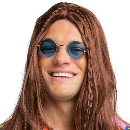 Runde Briller Hippie Blå