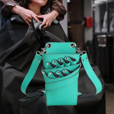 Frisørsaks Hylster Taljeholder Taske Frisørsalon Bæltepose til Frisører Salon 21x12x6cm