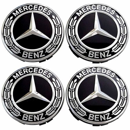 MB17 - 75MM 4-pack Centrumkåpor Mercedes Benz