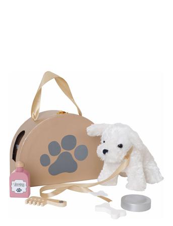 Hund I Väska Toys Soft Toys Stuffed Animals Multi/mønstret JaBaDaBaDo