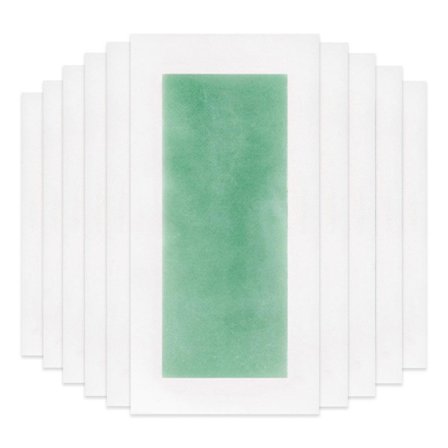 10 Ark Lanbena Dobbeltsidig Hårfjerningspapir Ben Armhule Arm