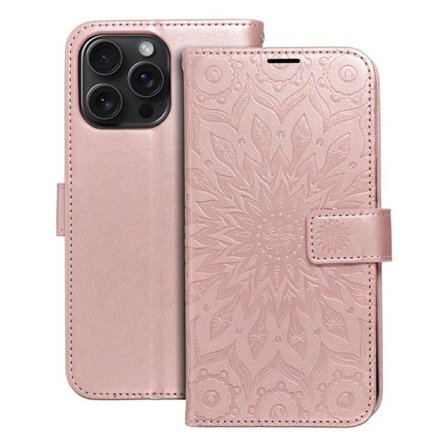 iPhone 15 Pro Max Pung Etui Mezzo - Rosa Guld