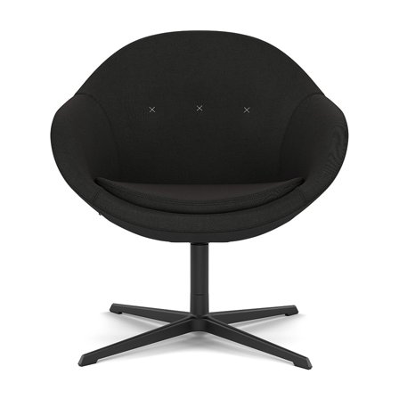 Varier Furniture Kokon Club - Black Polyester - Black base
