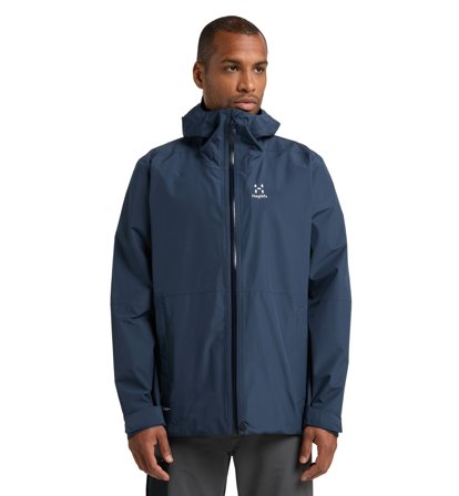 Haglöfs Finch Proof Jacket Men Tarn Blue - Herre - - M