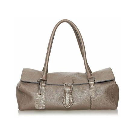 Fendi Vintage HandTass , Geel , Dames , Maat: ONE Size Vintage Tassen
