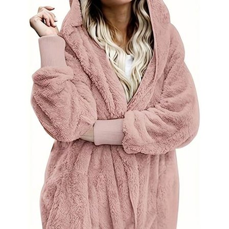 Dametøj Vinter Langærmet Hættejakke Frakke Yderbeklædning