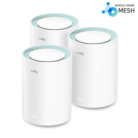 Cudy M1300 Wi-Fi Mesh Router/nettverk - 3pk