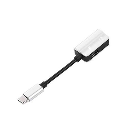 Usb-c Type-c - 3,5 mm:n kuulokeliitäntä Aux -äänijakaja Lataussovitinkaapeli